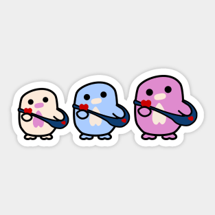 Three Chipis CHUMMY (Thoki, Poki & Wobble) (Spread Lubba) Sticker